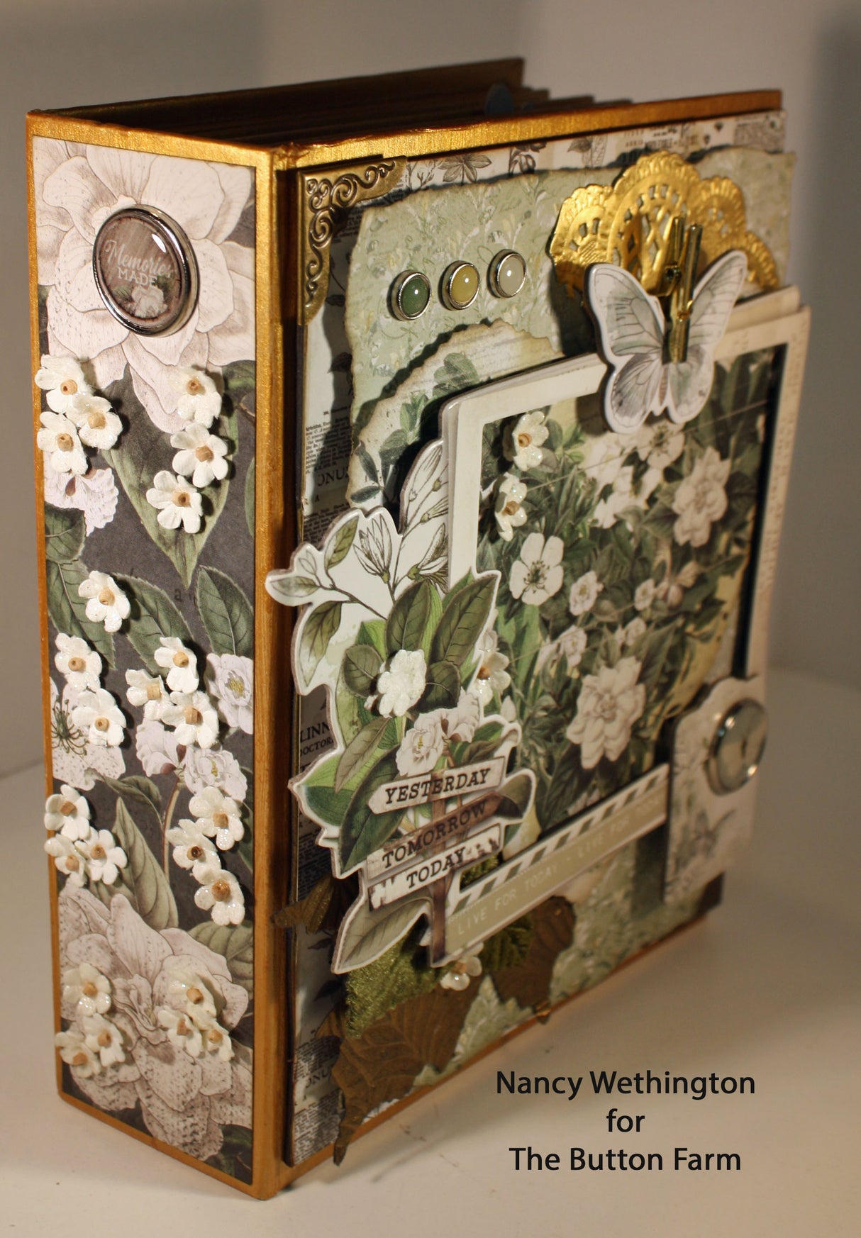 Weathered Garden Mini Album - Digital Tutorial