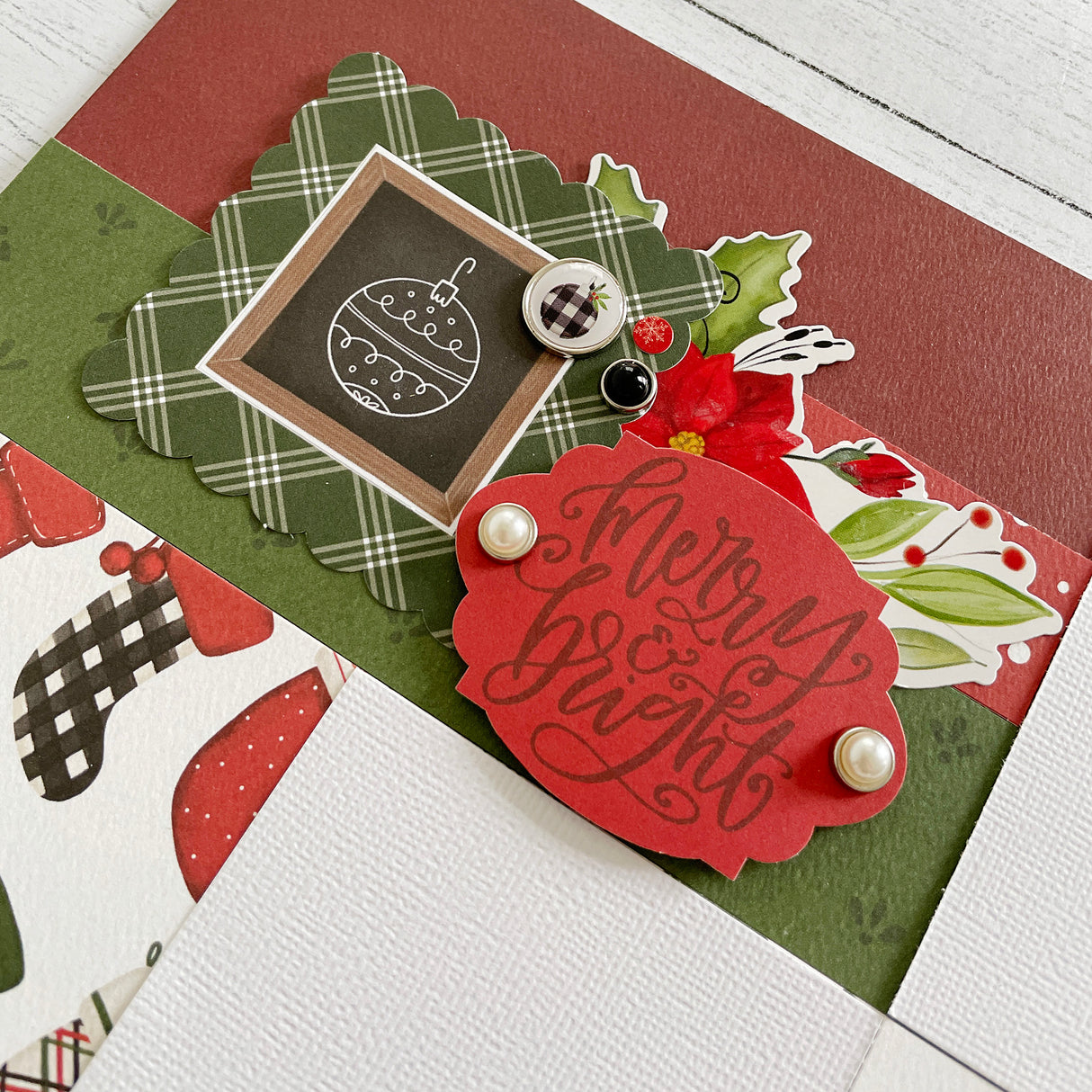 Home for Christmas Page Kit Digital Tutorial