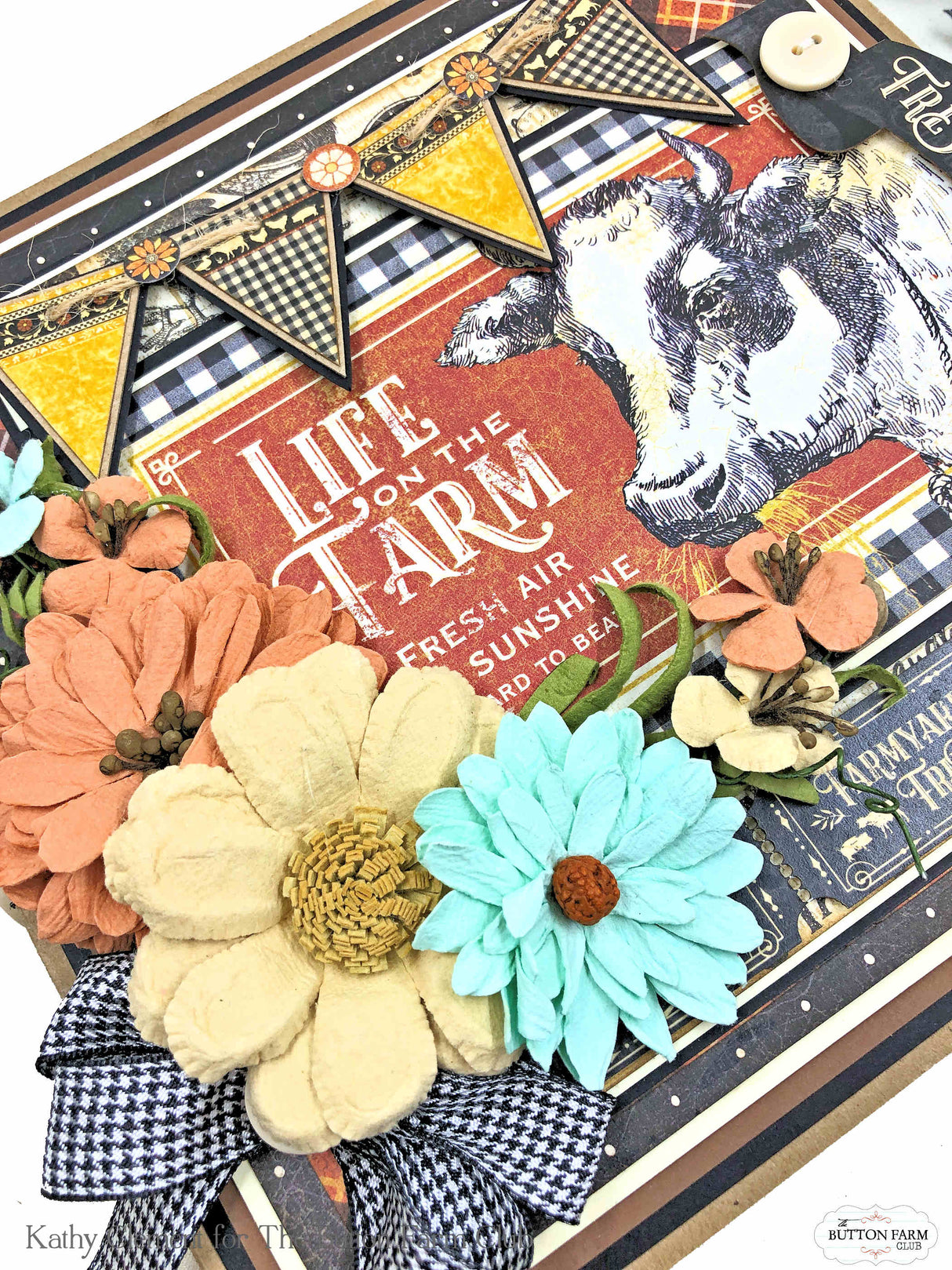 Graphic 45 Farmhouse Folio by Kathy Clement - Digital Tutorial