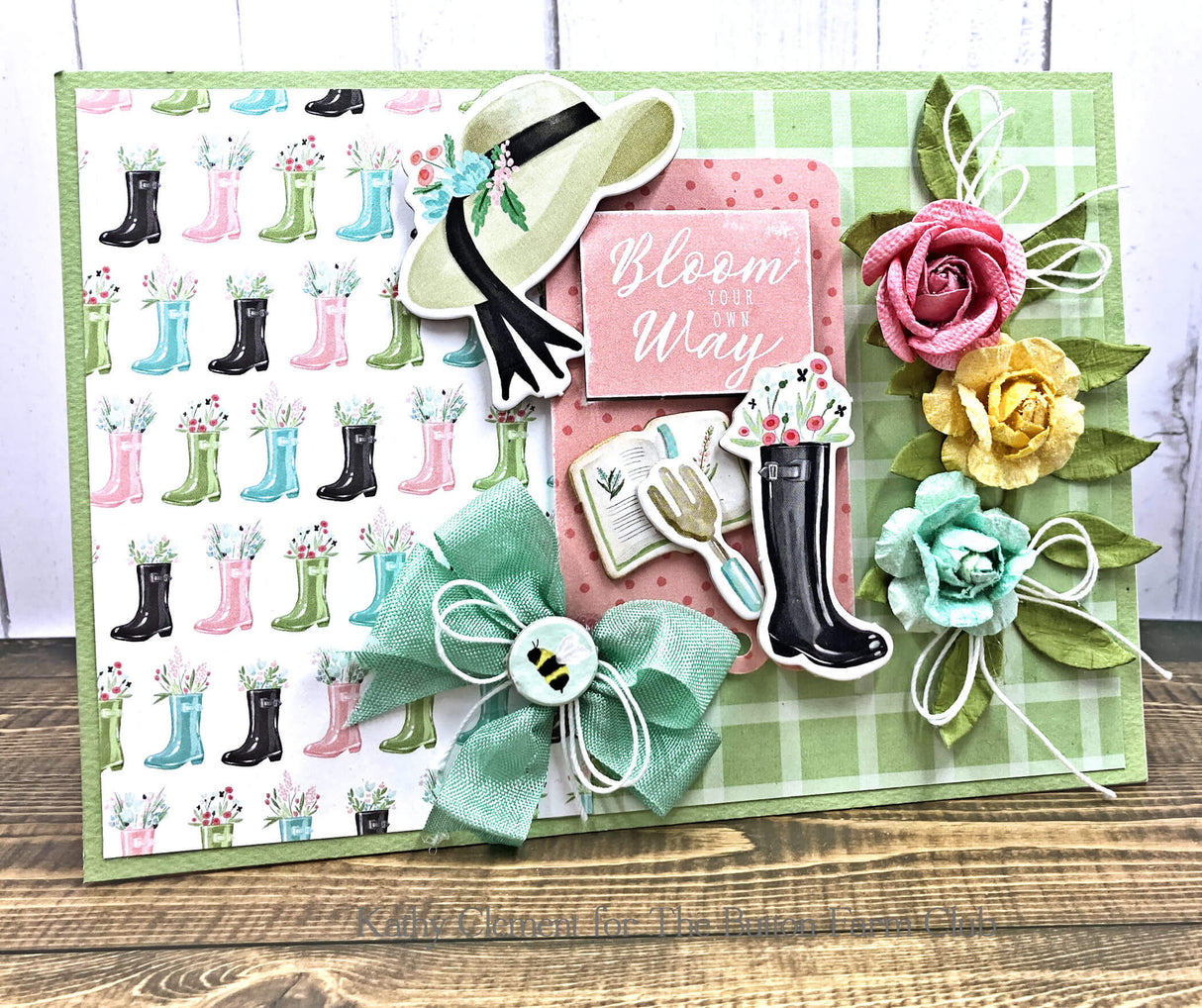 Carta Bella Flower Garden Card Kit by Kathy Clement - Digital Tutorial