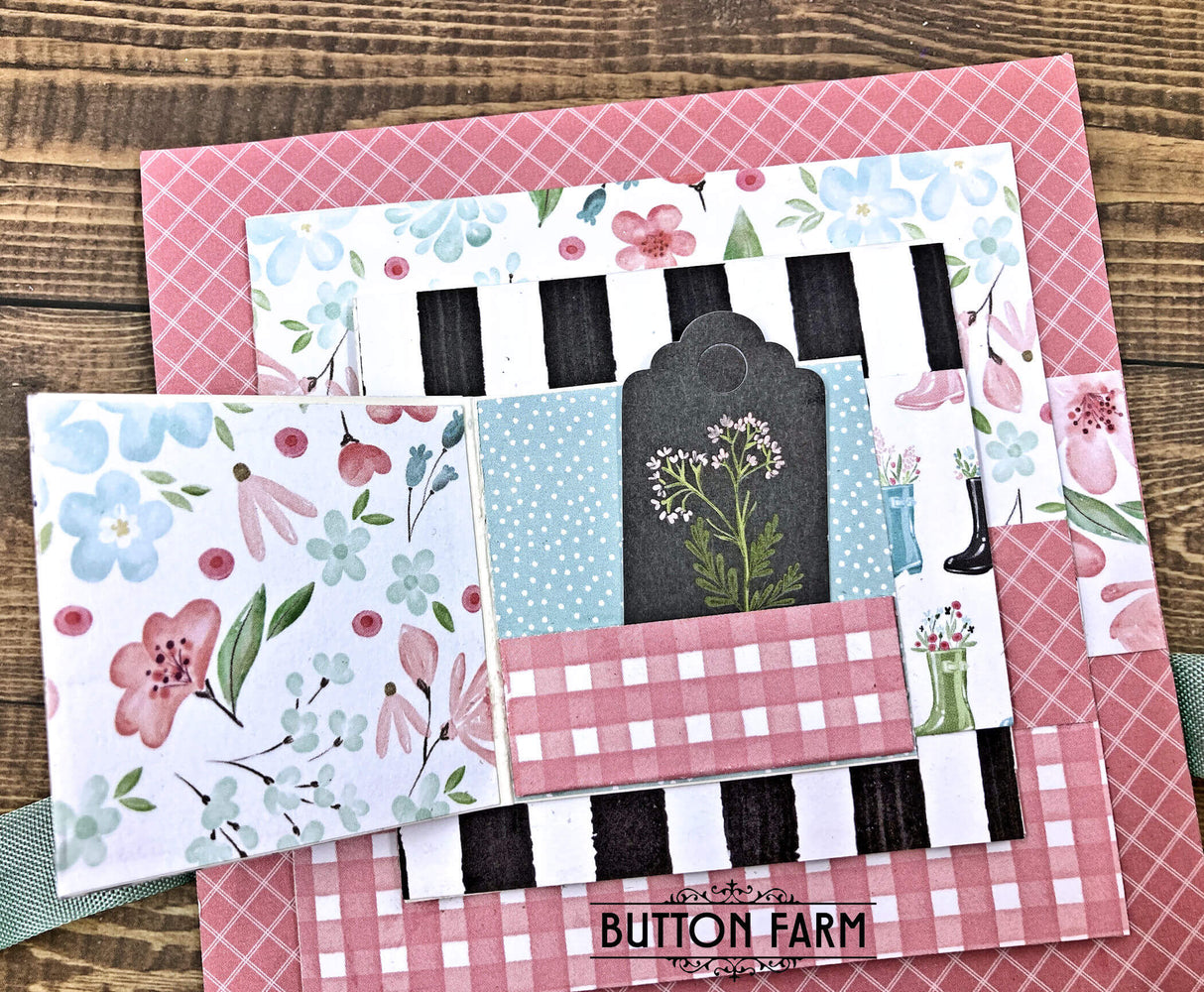 Carta Bella Flower Garden Card Kit by Kathy Clement - Digital Tutorial