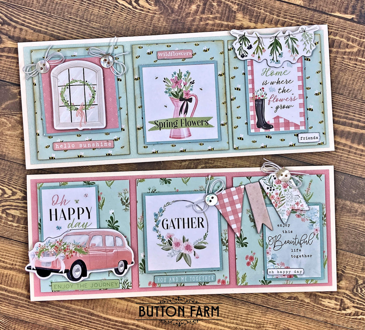 Carta Bella Flower Garden Card Kit by Kathy Clement - Digital Tutorial