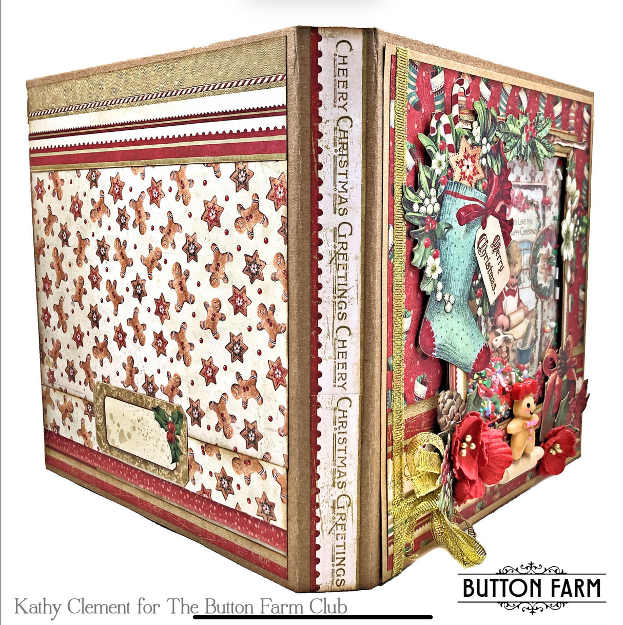 Stamperia Classic Christmas Recipe Folio - Digital Tutorial