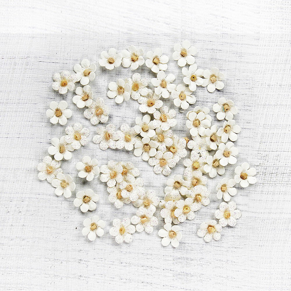 Beaded Micro Petals Moon Light 60Pc