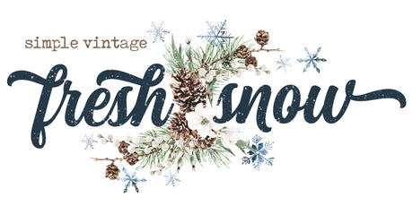 Simple Vintage Fresh Snow