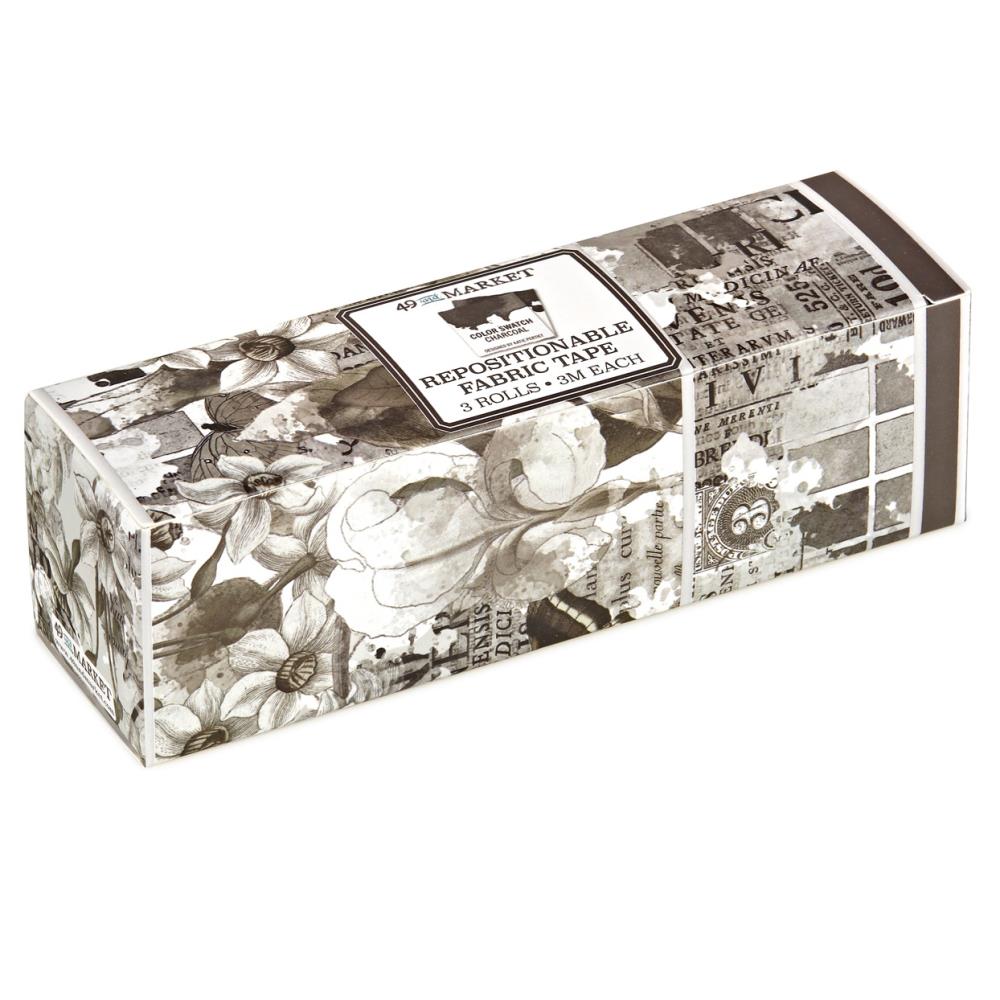 Color Swatch Charcoal Collection - Fabric Tape Assortment