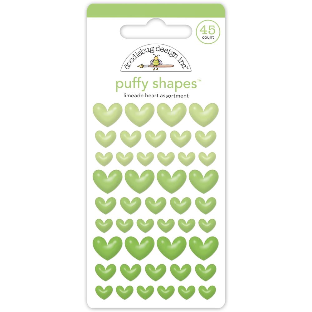 Limeade  Heart - Puffy Shapes