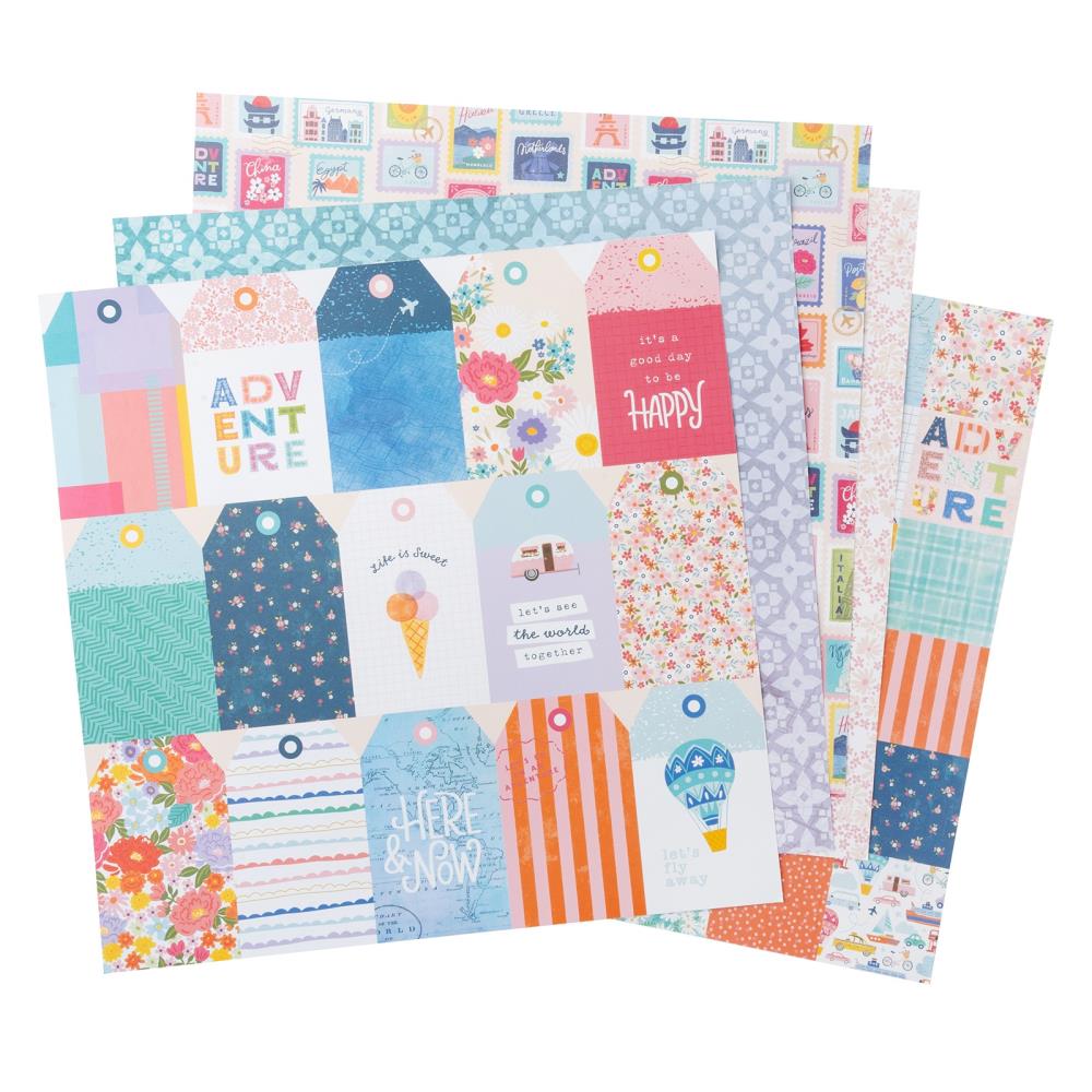 Paige Evans Adventurous Single-Sided Paper Pad 12"X12"