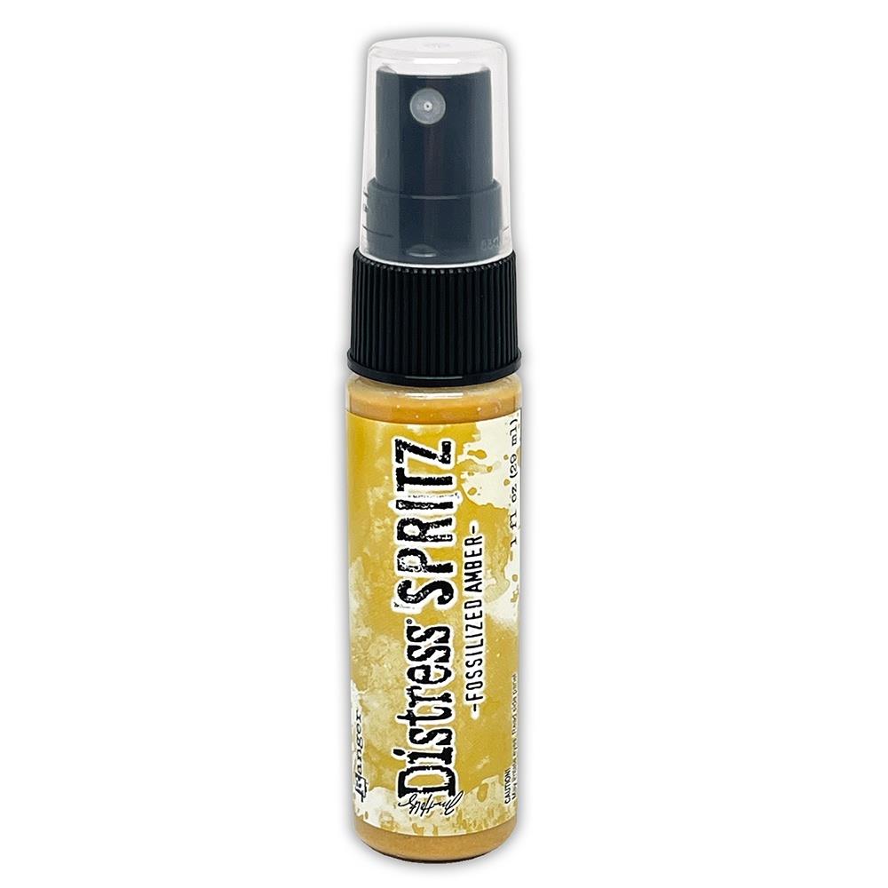 Tim Holtz Distress Spritz 1oz Bottle -Fossilized Amber