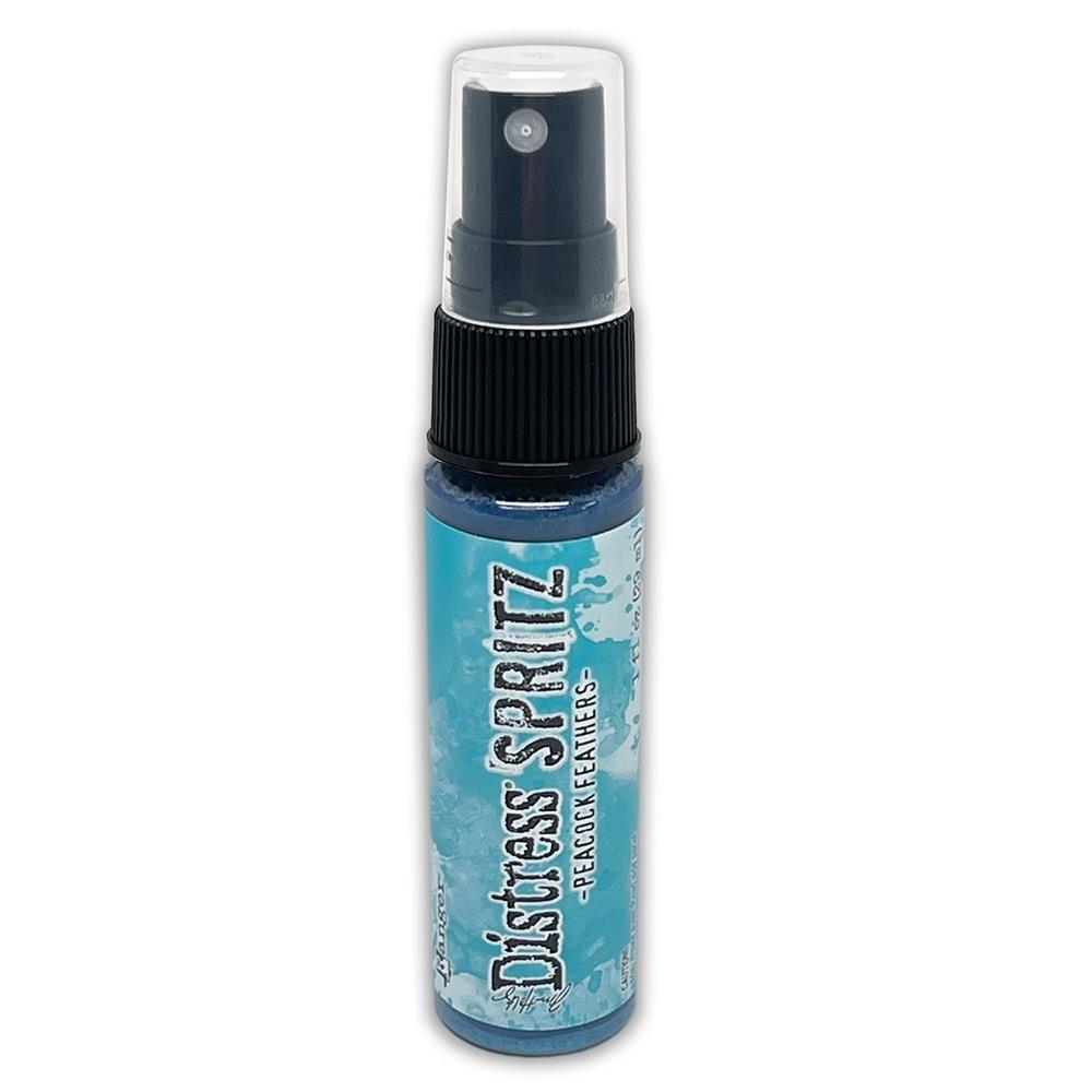 Tim Holtz Distress Spritz 1oz Bottle -Peacock Feathers
