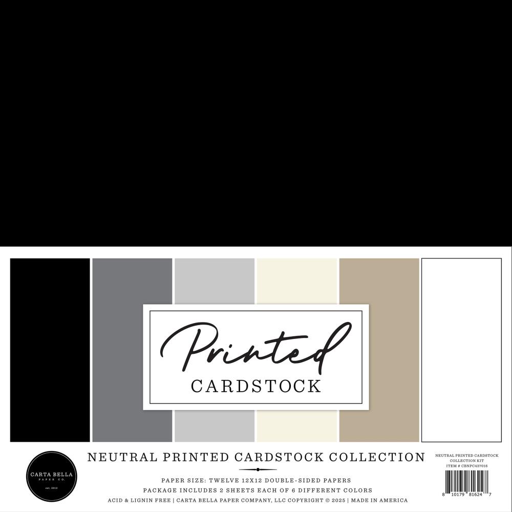 Carta Bella Collection Kit 12"X12" Neutral