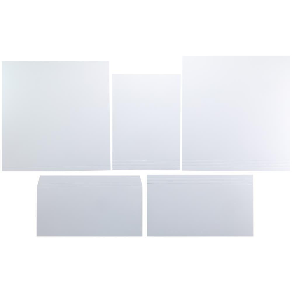 49 And Market Create-An-Album Foundation Inserts 12"X12" White