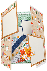 Ordinary Joys: Interactive Scrapbook Layout designed by Katie Piotrowski