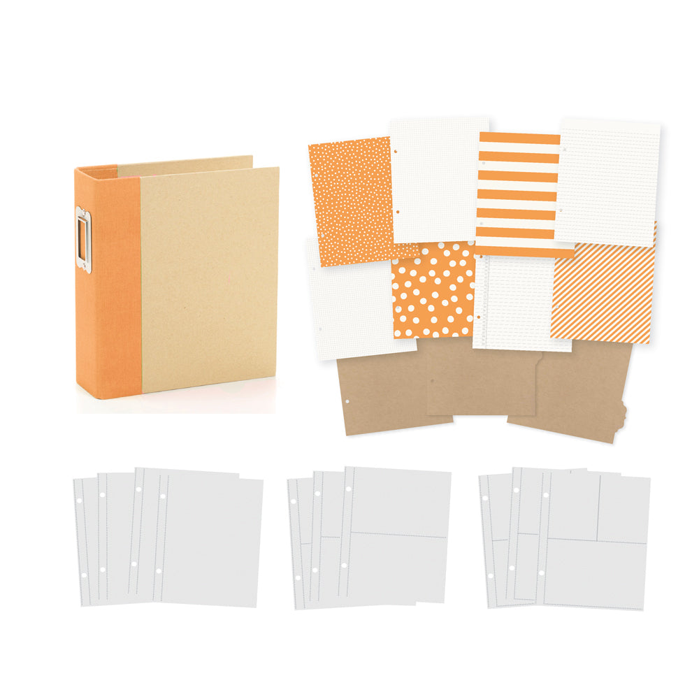 SN@P! Limited Edition 6x8 Binder - Orange