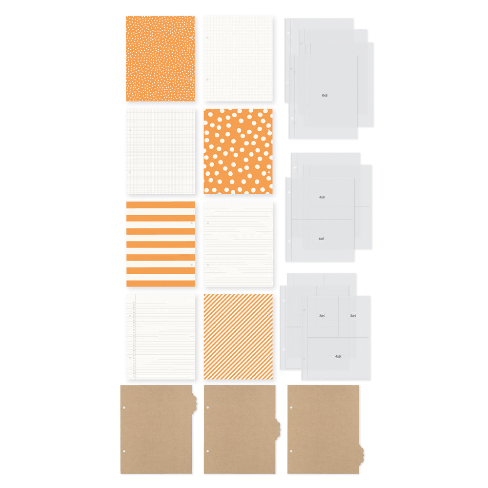 SN@P! Limited Edition 6x8 Binder - Orange