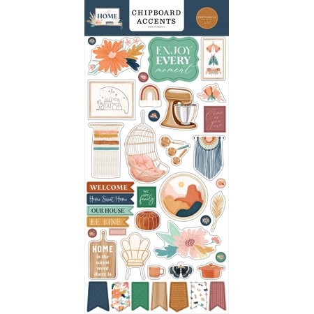 At Home  6X13 Chipboard Accents