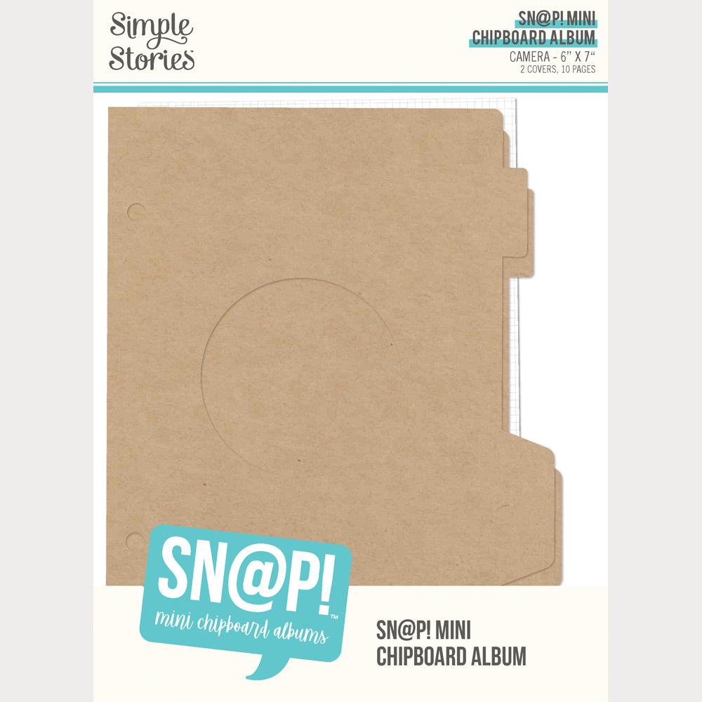 SN@P! - Mini Chipboard Album - Camera