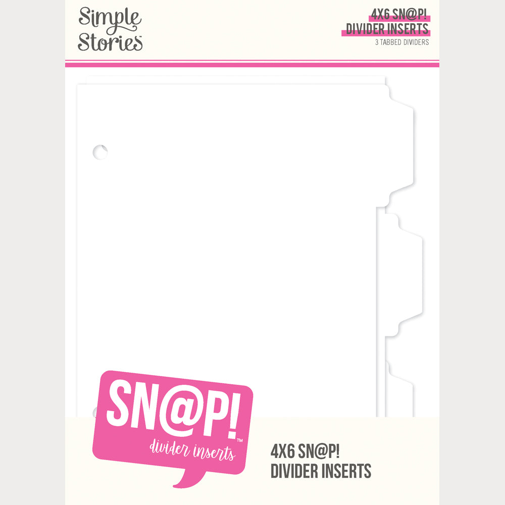 4x6 SN@P! - Divider Binder Inserts