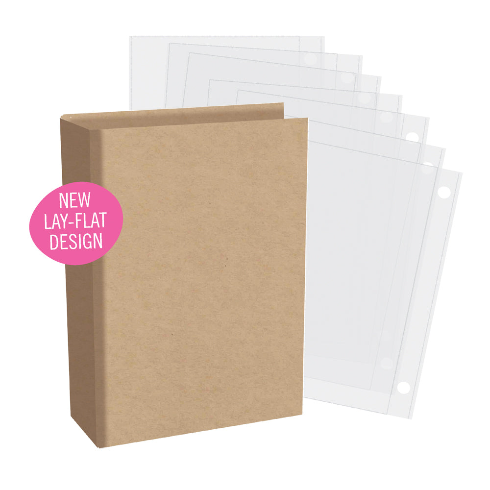 4x6 SN@P! - Simple Kraft Chipboard Binder