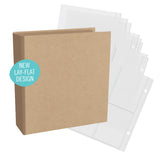 6x8 SN@P! - Simple Kraft Chipboard Binder