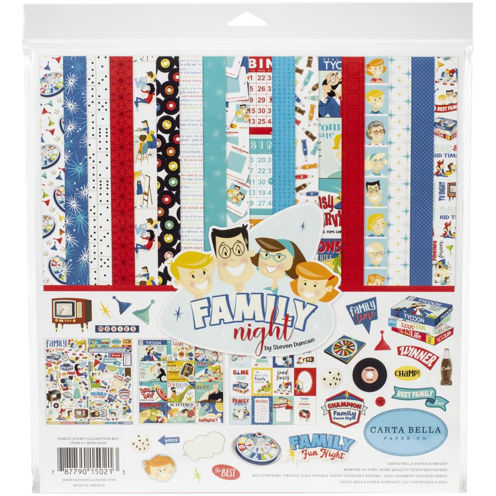 Carta Bella - Family Night - Collection Kit