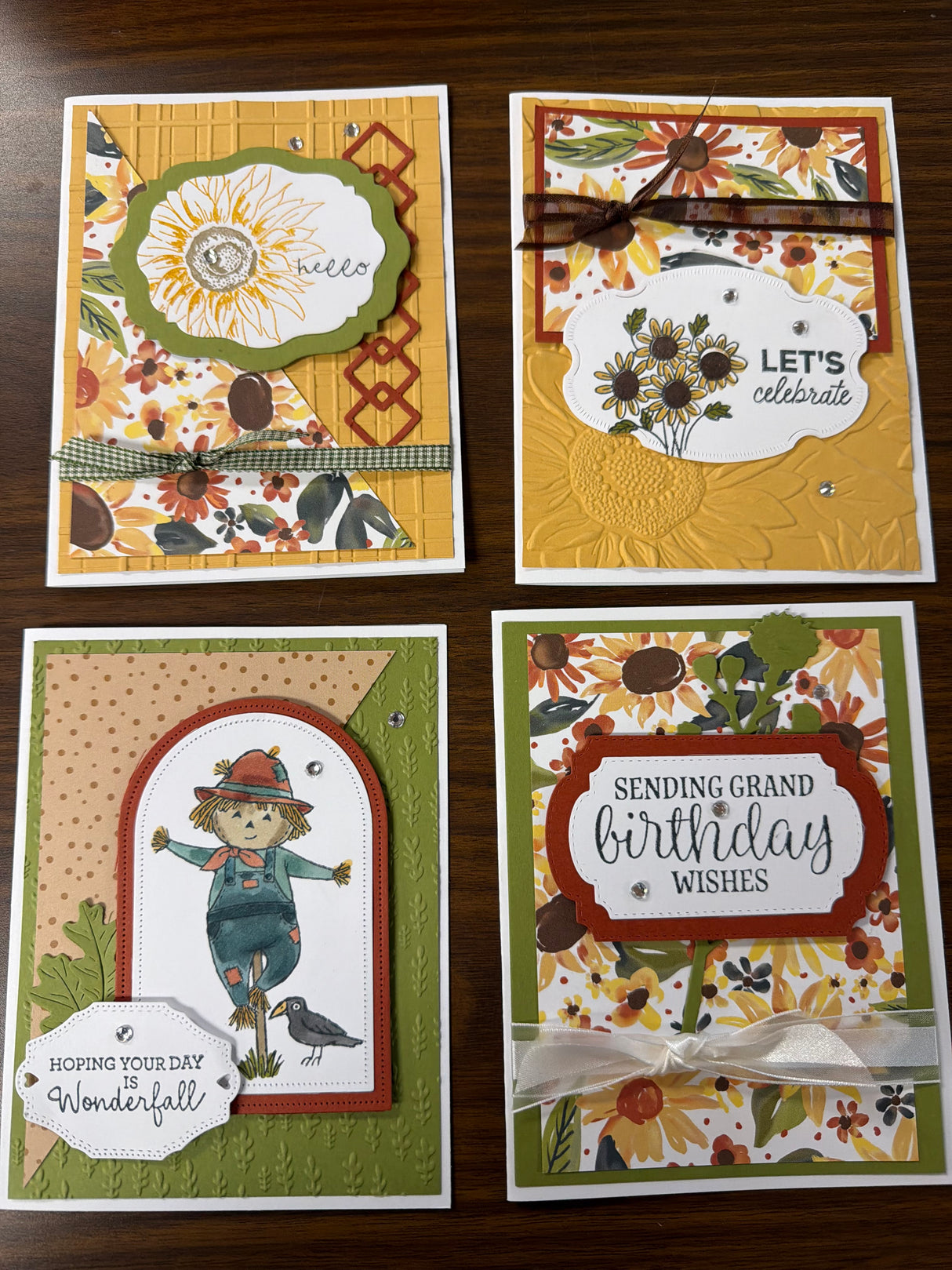 🌻 One Sheet Wonder: Sunflower Field Card Class ~Designed by Sherri Peters
