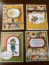 🌻 One Sheet Wonder: Sunflower Field Card Class ~Designed by Sherri Peters