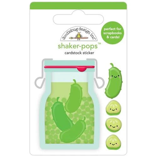 Doodlebug Shaker-pops 3D Stickers - Big Dill