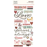 Simple Vintage Love Story - Foam Stickersl