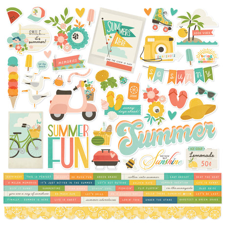 Summer Snapshots Cardstock Stickers