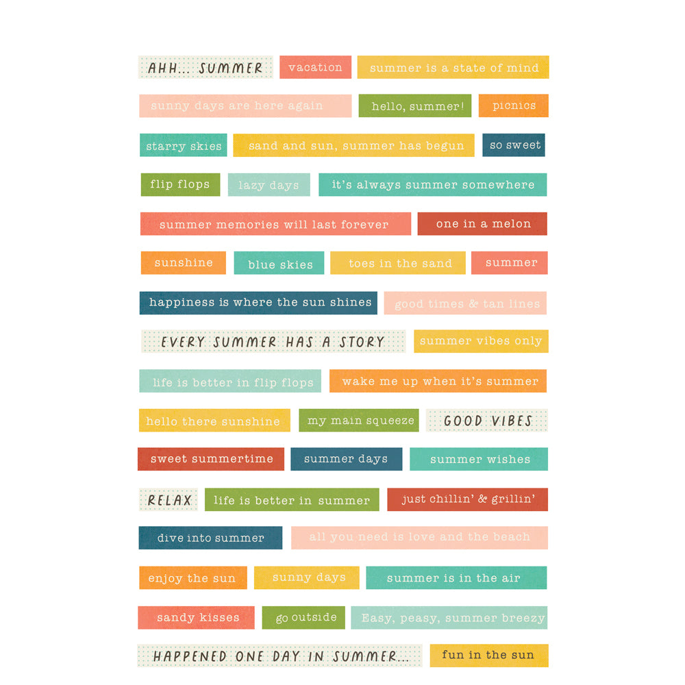 Summer Snapshot - Sticker Book
