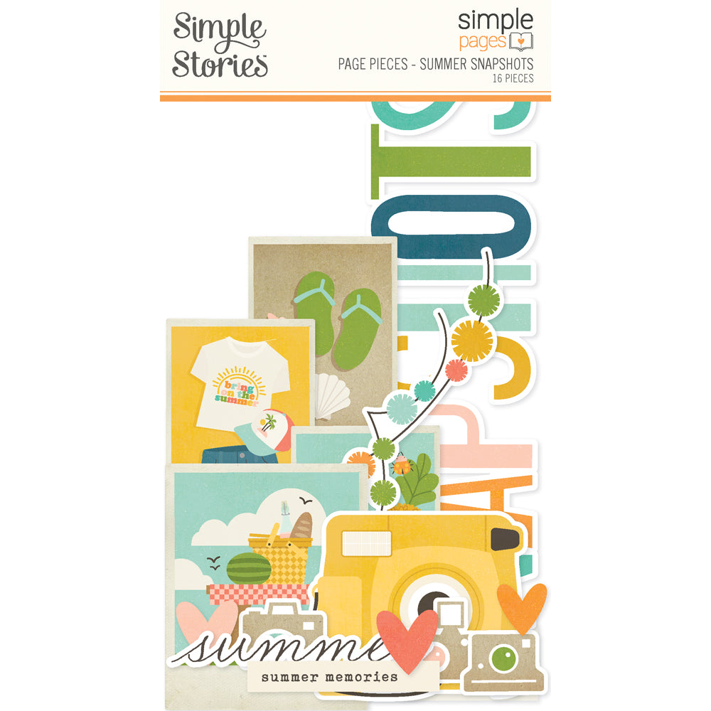 Simple Pages Page Pieces - Summer Snapshots