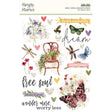 Simple Vintage Meadow Flowers - Rub Ons
