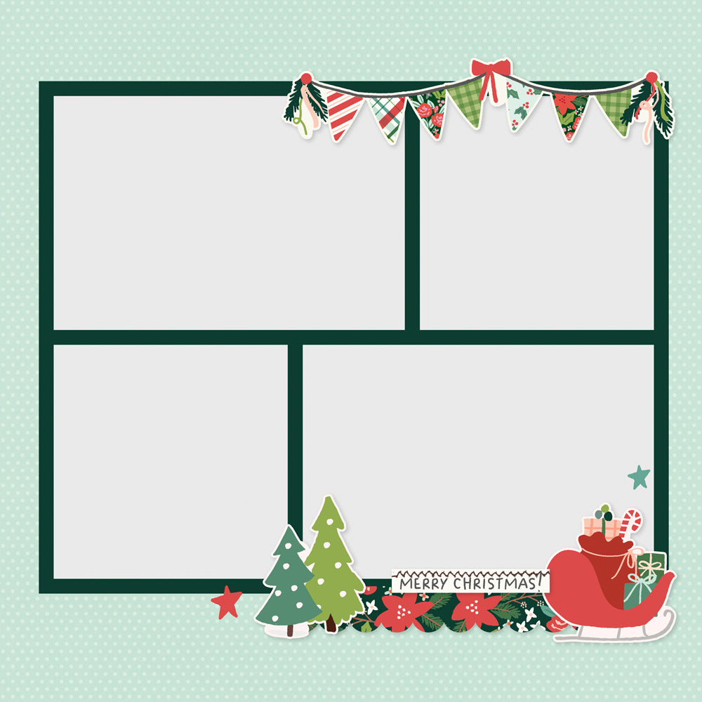 Simple Pages Page Pieces - Santa's Village