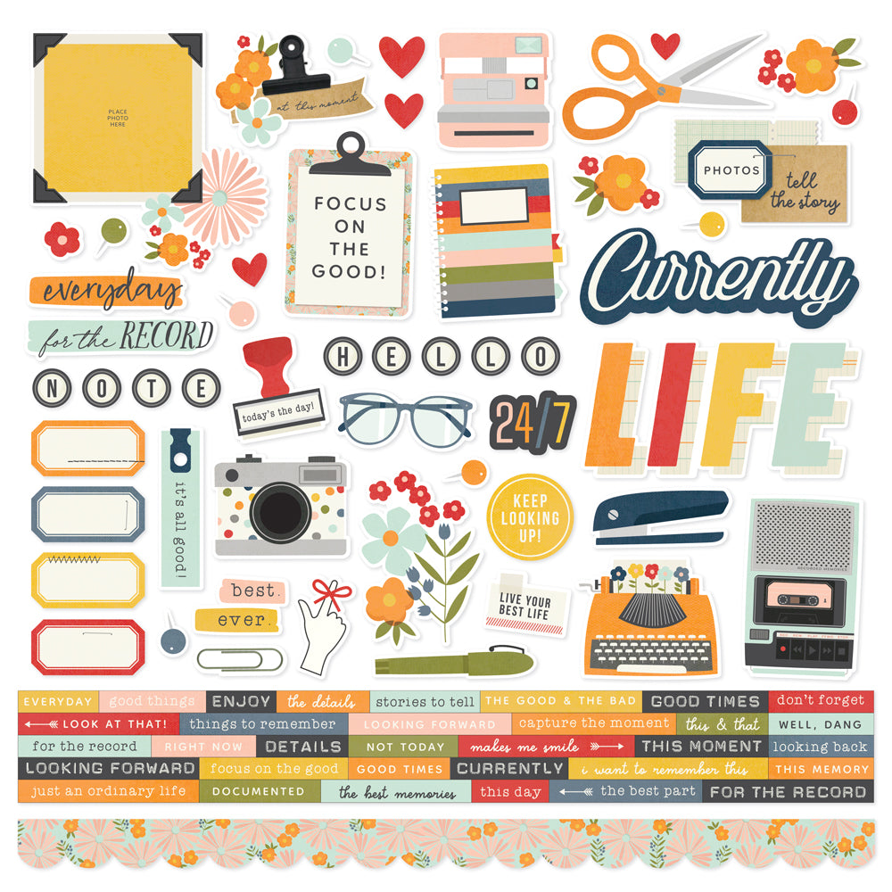 For The Record- Cardstock Stickers