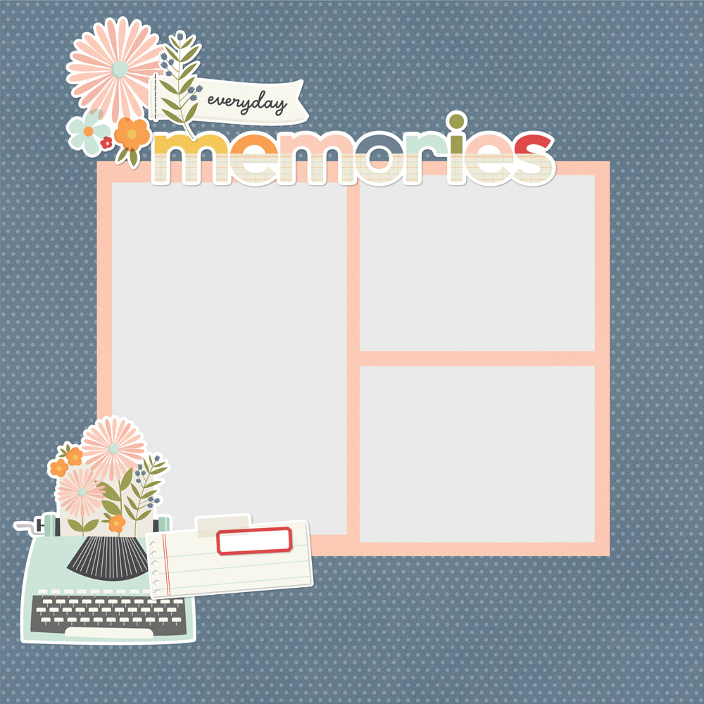 Simple Pages Page Pieces - For The Record