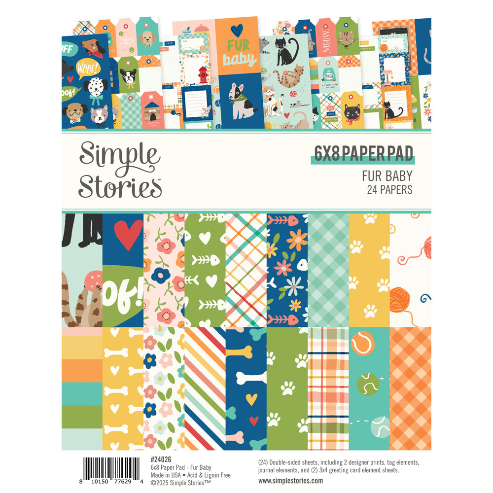 Fur Baby - 6x8 Pad (both fur baby collections)