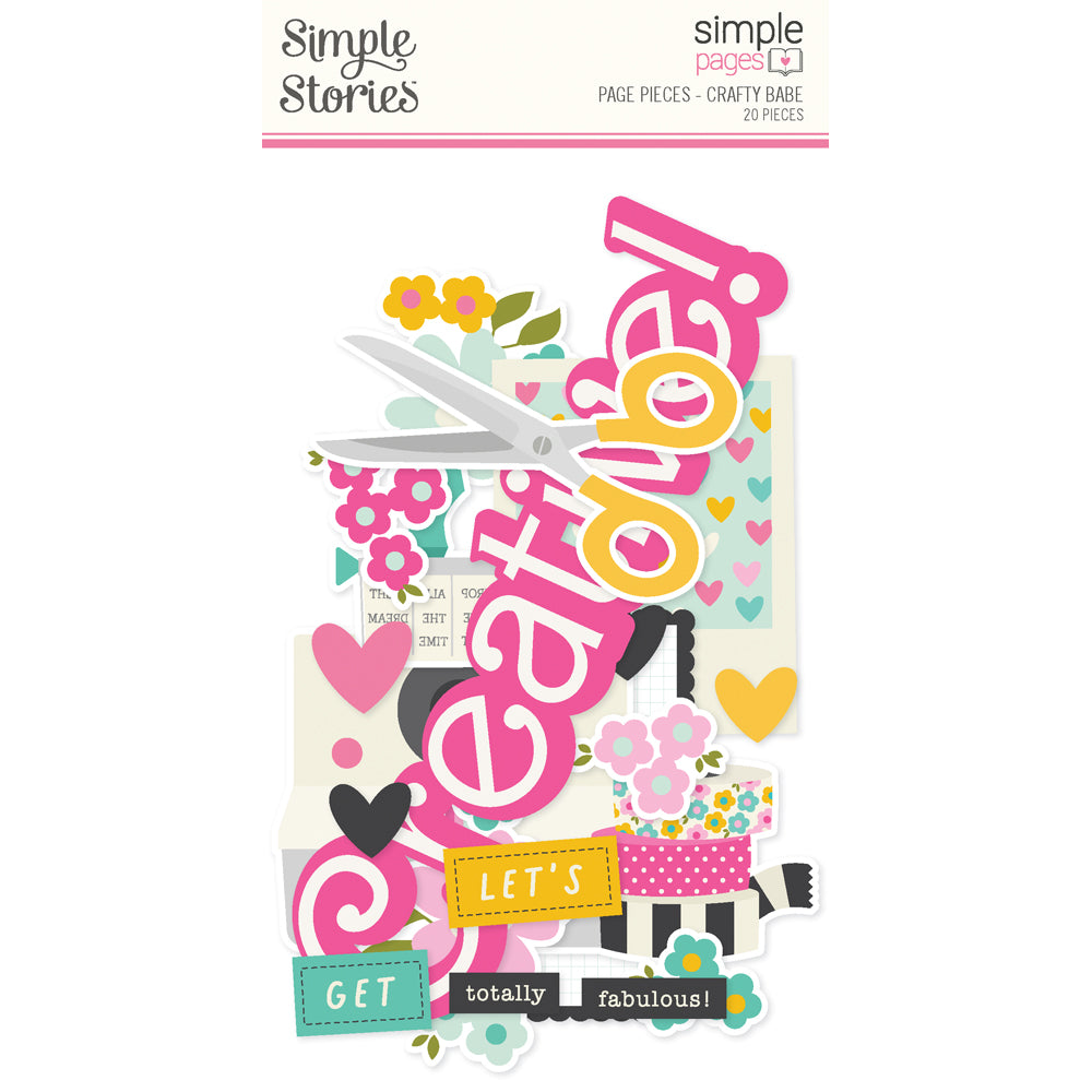 Simple Pages Page Pieces - Crafty Babe