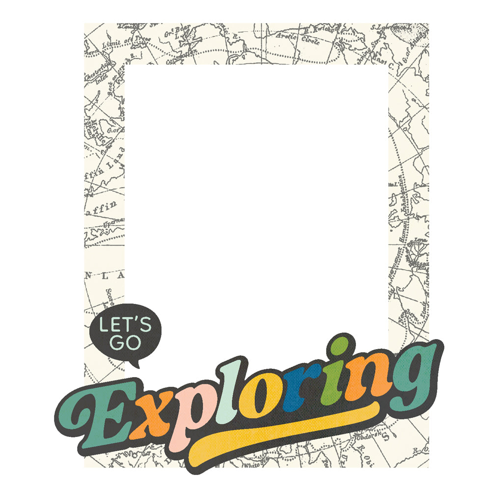 Happy Travels - Chipboard Frames