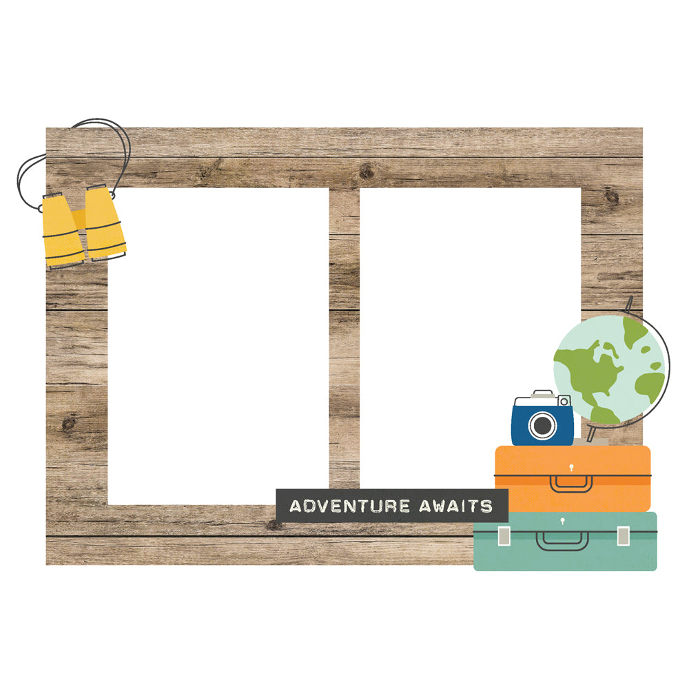 Happy Travels - Chipboard Frames
