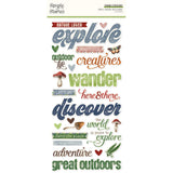 Simple Vintage Woodlands - Foam Stickers