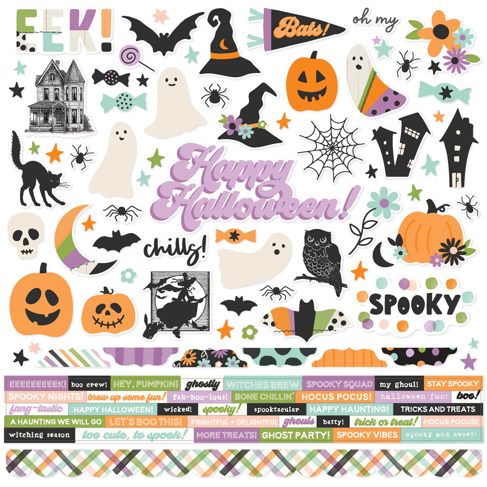 Spooky Things - Cardstock Stickers
