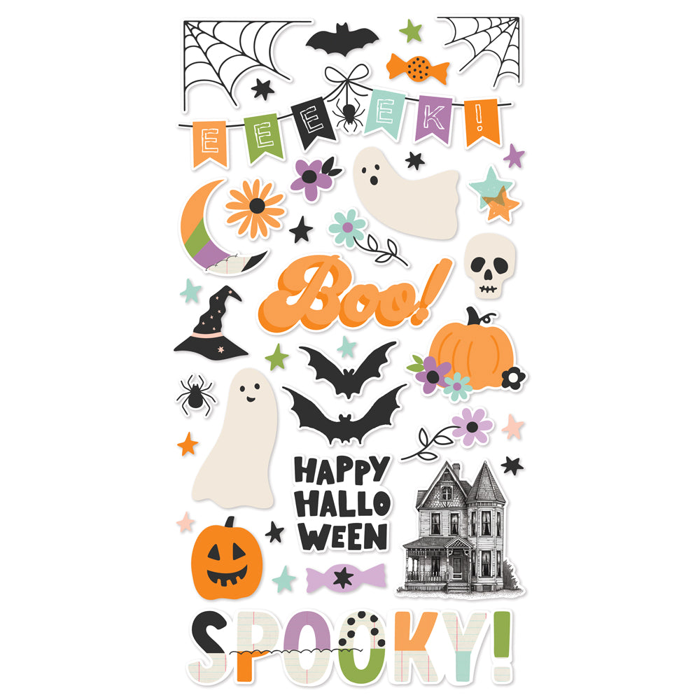 Spooky Things - 6x12 Chipboard