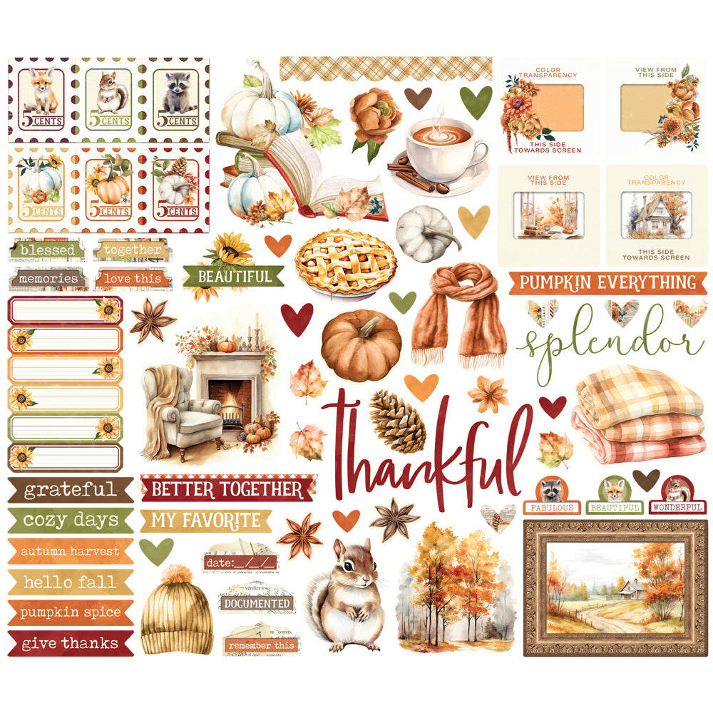 Simple Vintage Autumn Breeze - Bits & Pieces