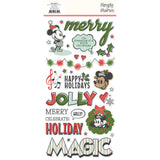 Say Cheese Classic Mouse Christmas - Foam Stickers