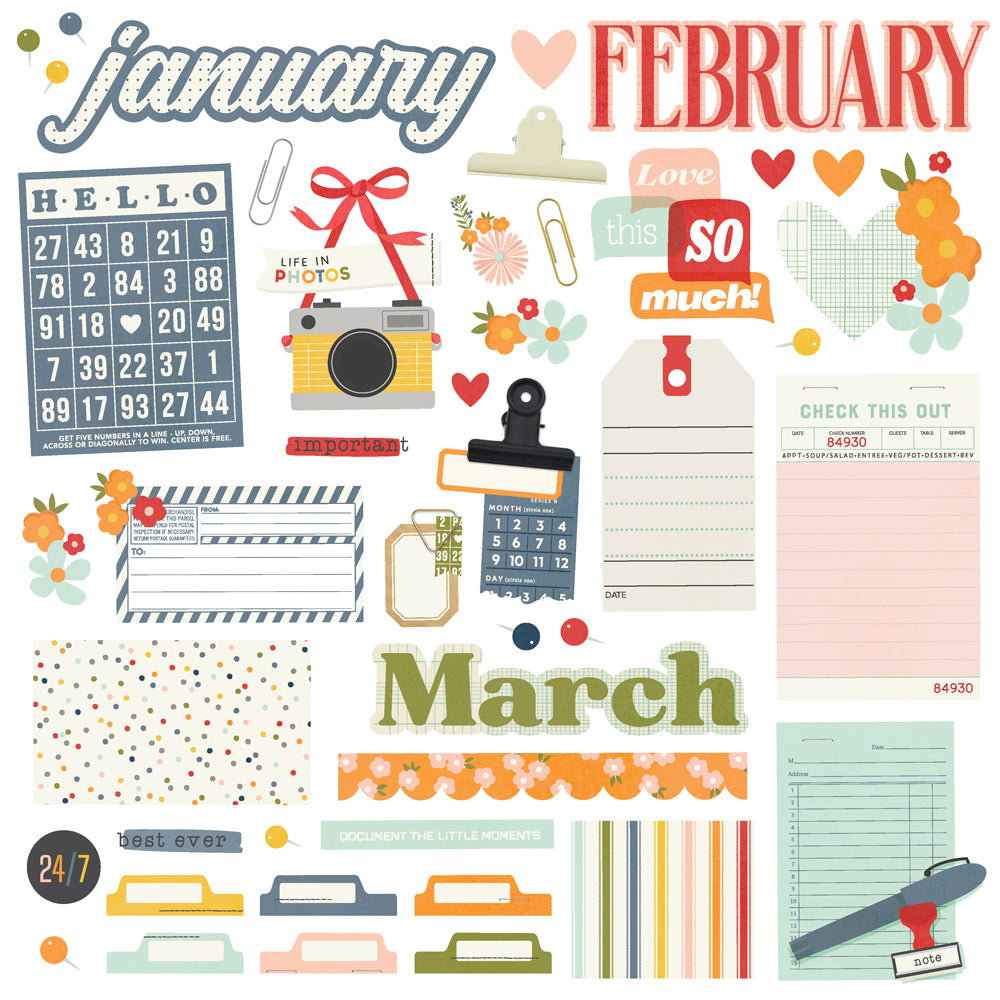 Life In Photos - 12 Month Memory Calendar