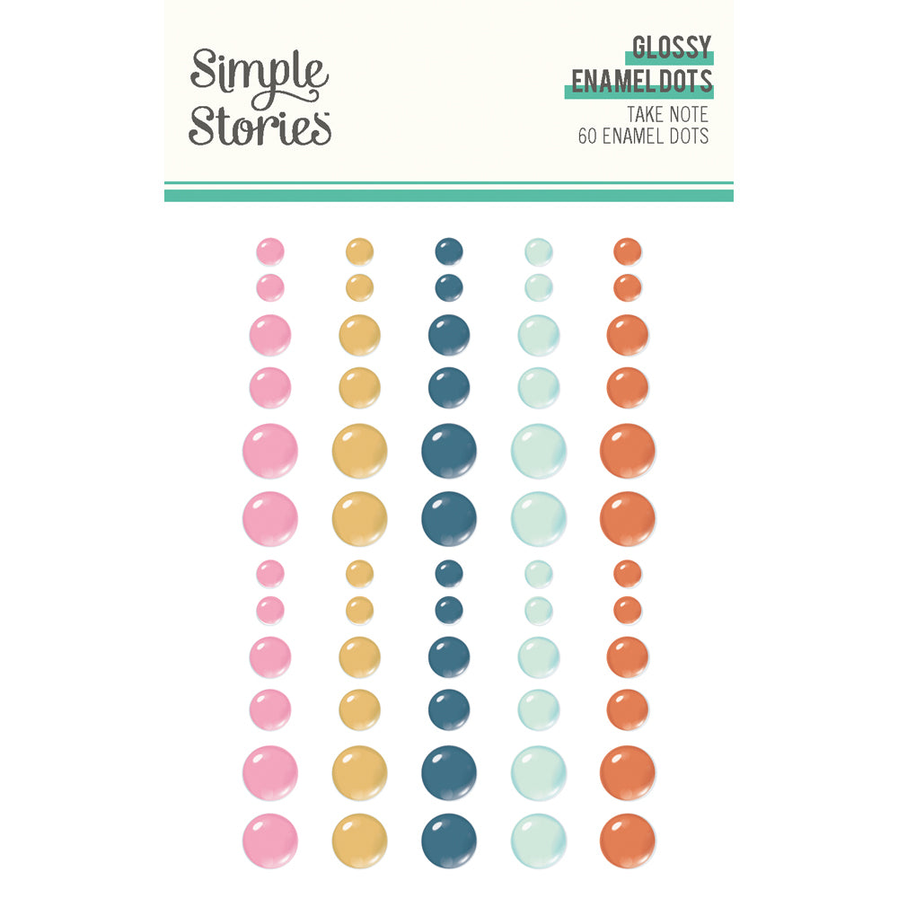 Take Note Enamel Dots