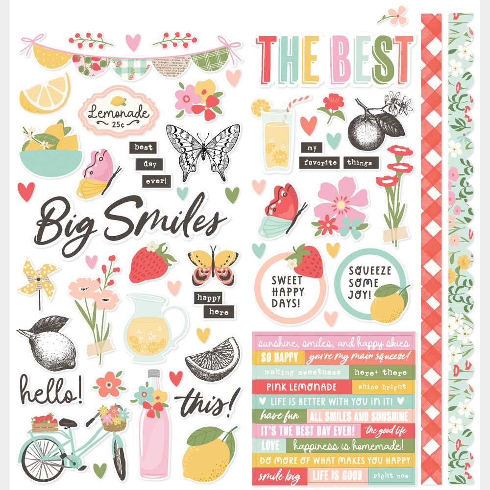Pink Lemonade  - Cardstock Stickers Icon