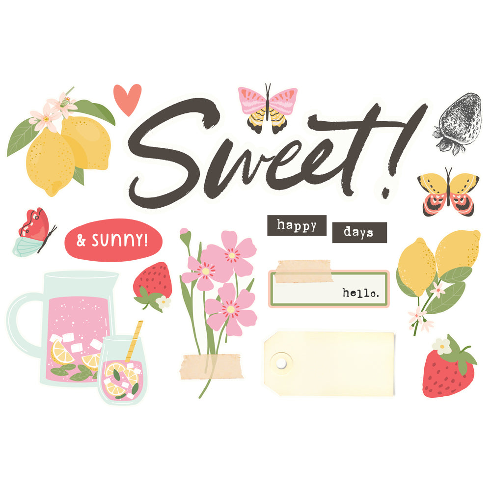 Pink Lemonade- Simple Pages Page Pieces