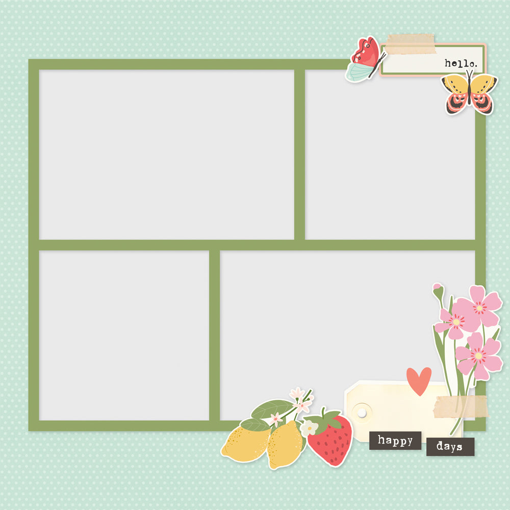 Pink Lemonade- Simple Pages Page Pieces